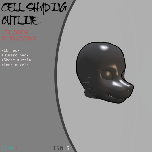 Midori's Stuff - M4 Bakemono Cell Shading Outline