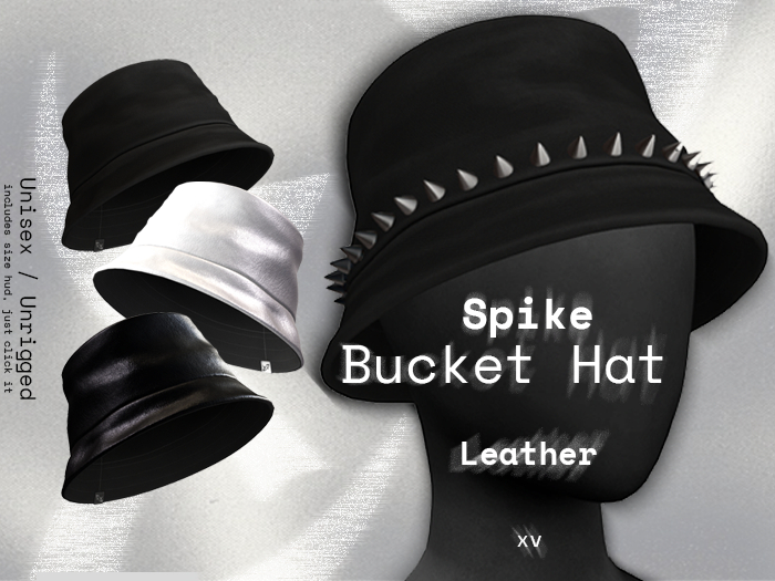 XV - Bucket Hat - Spike / Leather