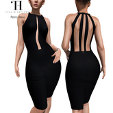 Thalia Heckroth - Petra midi dress BLACK