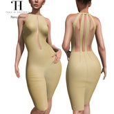 Thalia Heckroth - Petra midi dress DAFFODIL