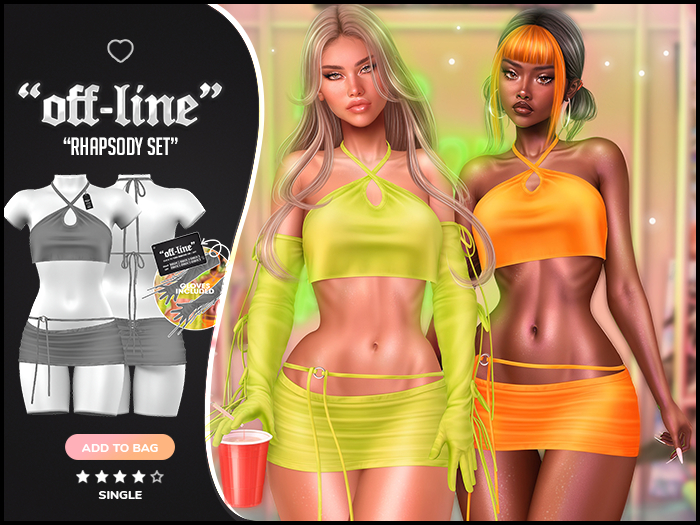"Off-Line" x "Rhapsody" Set / Grey