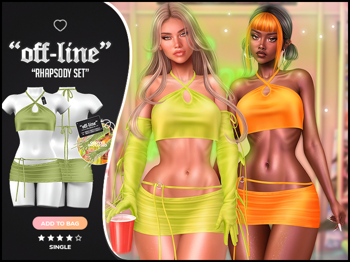"Off-Line" x "Rhapsody" Set / Pistachio