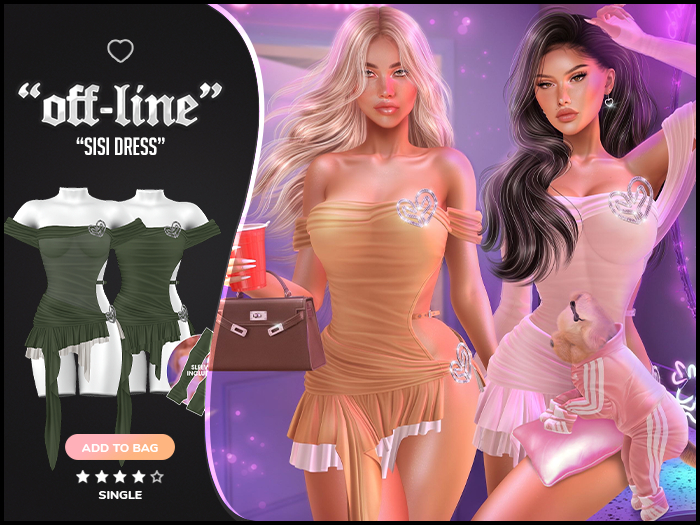 "Off-Line" x "Sisi" Dress / Army