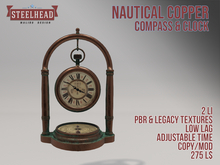 STEELHEAD NAUTICAL CLOCK [COPPER]