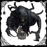 Tree Trunk with Skull n Monster