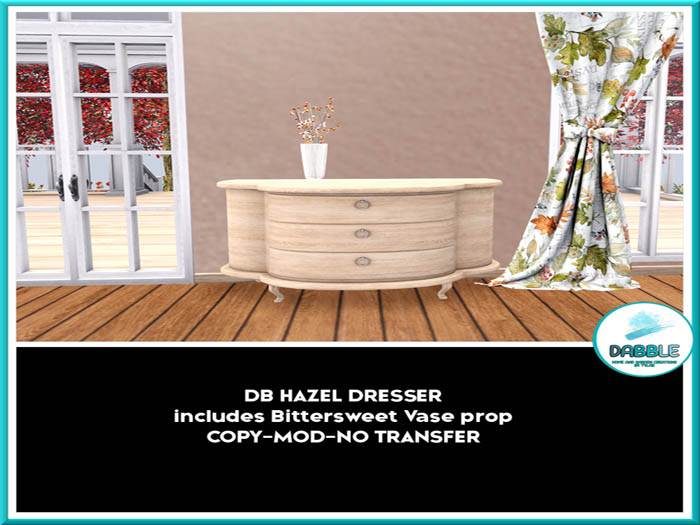 DB HAZEL DRESSER ADD ME
