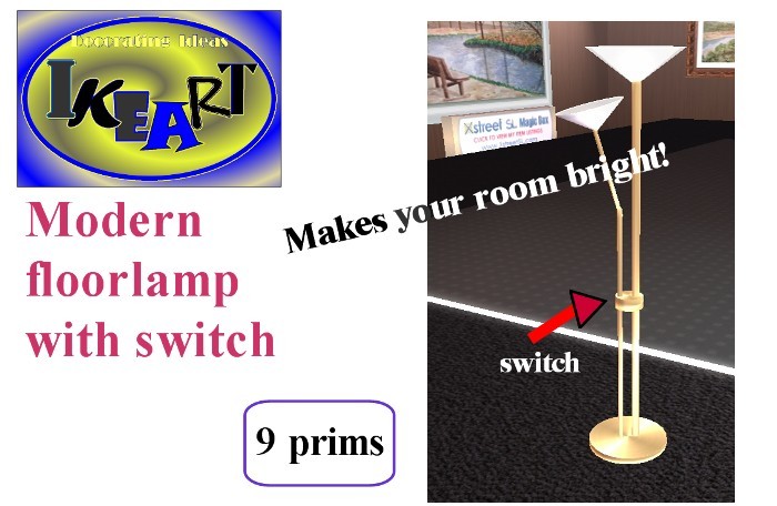 FLOOR LAMP W/SWITCH