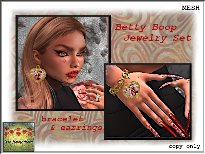 TSH Betty Boop Jewelry Set