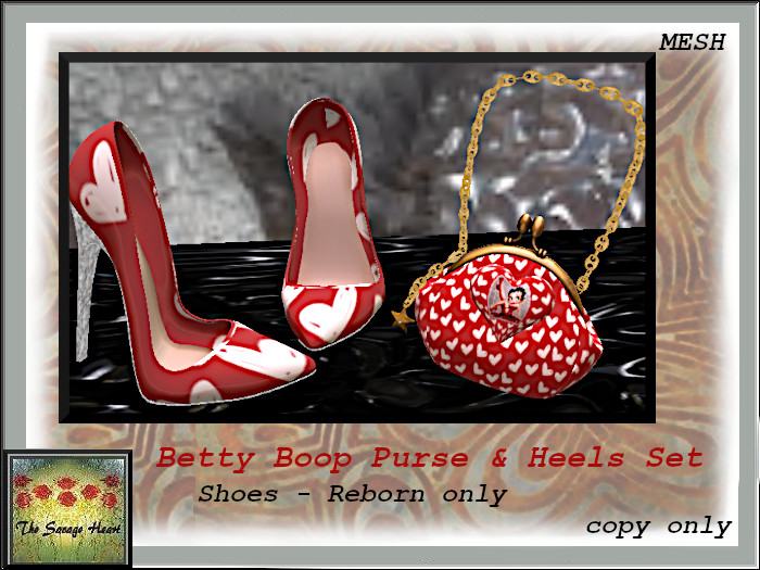 TSH Betty Boop Purse & Heels