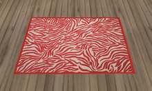 Red Camo Rug