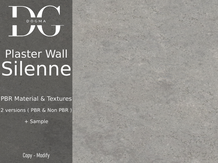 [Dogma] Silenne Plaster Wall PBR/non PBR Fatpack