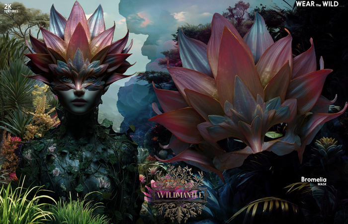 -Birth- 'Wildmantle Masks' - Bromelia Mask