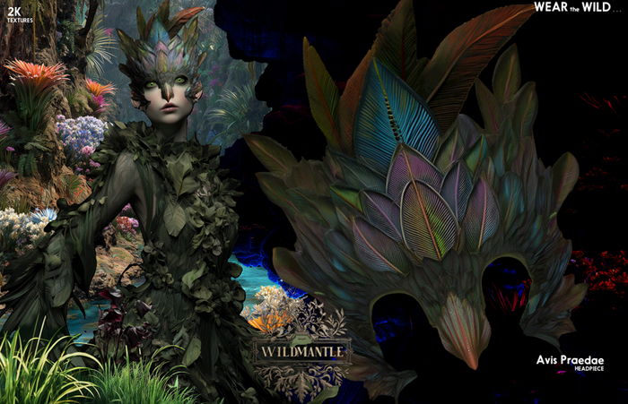 -Birth- 'Wildmantle Masks' - Avis Praedae Headpiece
