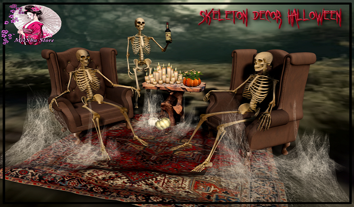 MICSHA-Skeleton Decor Halloween