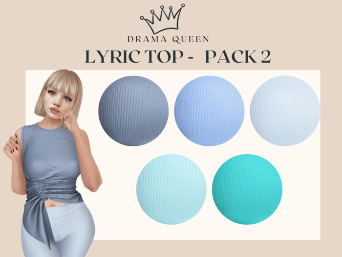 DRAMA QUEEN Verity Top - Pack 2 (ADD)