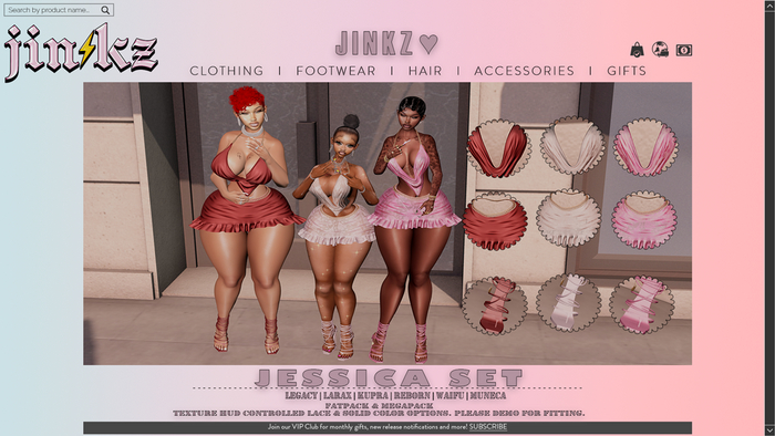 [JINKZ] Jessica Top Pink