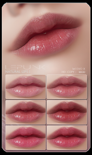 [ LEPUNK ] Natural Lips +EVOX+ HD [ADD]