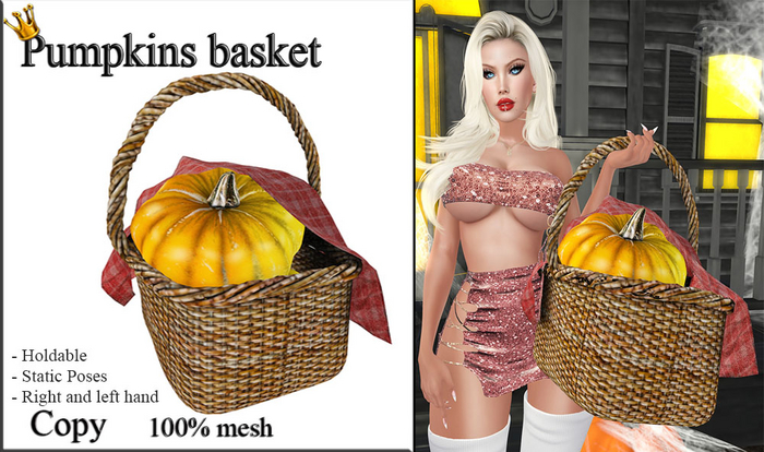 Pumpkins basket