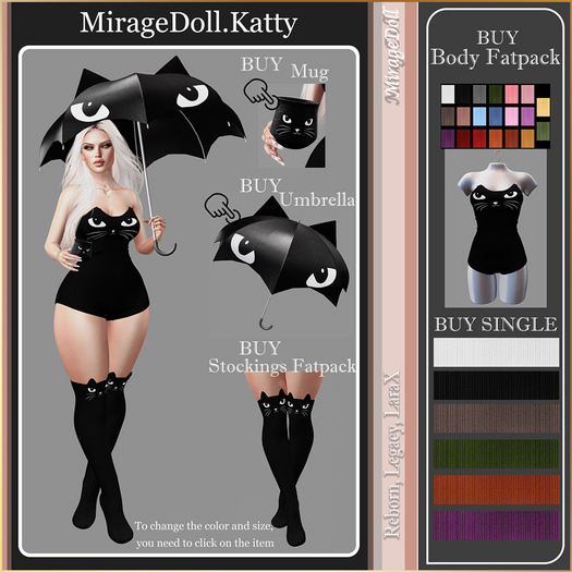 MirageDoll.Katty Stockings Fatpack