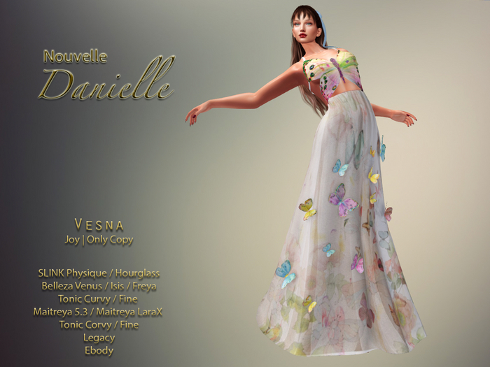 DANIELLE - Vesna Long Spring Dress - JOY