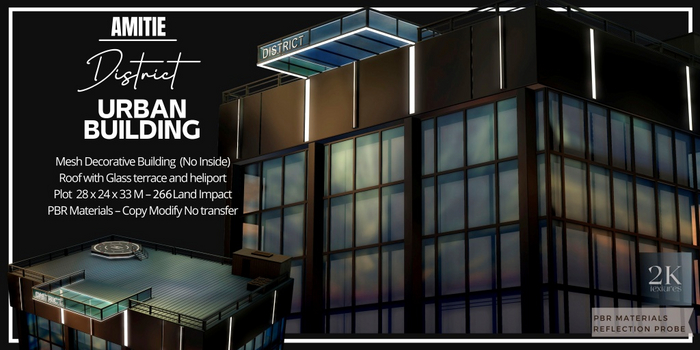 Amitie District Urban Building PBR