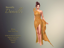 DANIELLE - Zara Gown - Gold