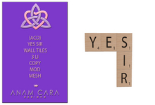 {ACD} Yes Sir Wall Tiles (3LI)