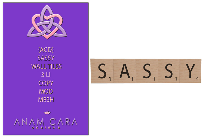 {ACD} Sassy Wall Tiles (3LI)