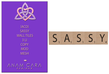 {ACD} Sassy Wall Tiles (3LI)