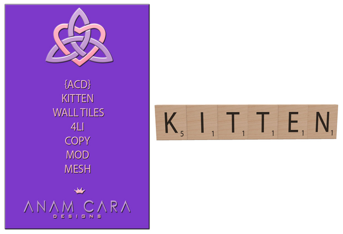 {ACD} Kitten Wall Tiles (4LI)