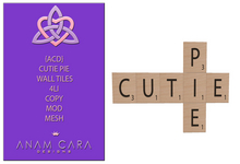 {ACD} Cutie Pie Wall Tiles (4LI)