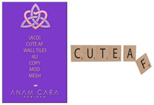 {ACD} Cute AF Wall Tiles (4LI)