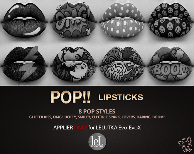 Mad' - POP!! Lipsticks [DEMO] [LeL evolution Applier]