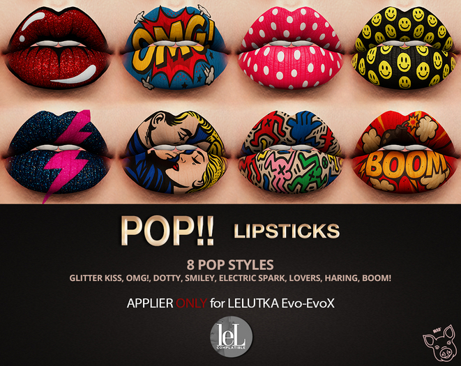 Mad' - POP!! Lipsticks [LeL evolution Applier]