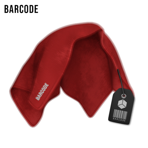 [BARCODE] Vince Head Towel - Red