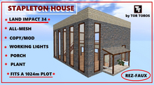 Rez-Faux Stapleton House 34Li  (Boxed) LOW PRIM HOUSE