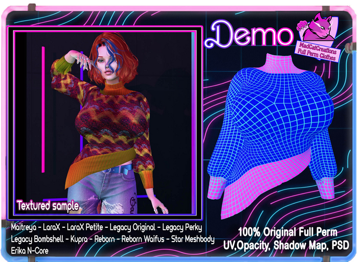 MCC - DEMO - woman - An Odd Sweater