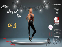 Angel's Store - Mica Jumpsuit Red