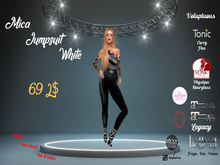 Angel's Store - Mica Jumpsuit White
