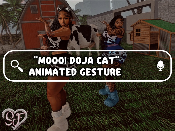SF- MOOO Doja Cat Animated Gesture