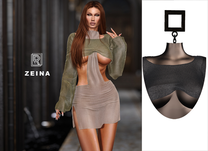 RAPTURE-Top Zeina-Raven