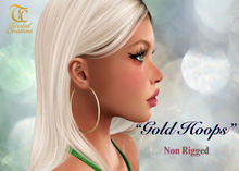 TC - Gold Hoops Earrings