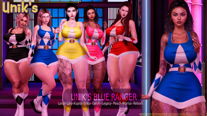 UNIK'S BLUE RANGER - HUD BOX