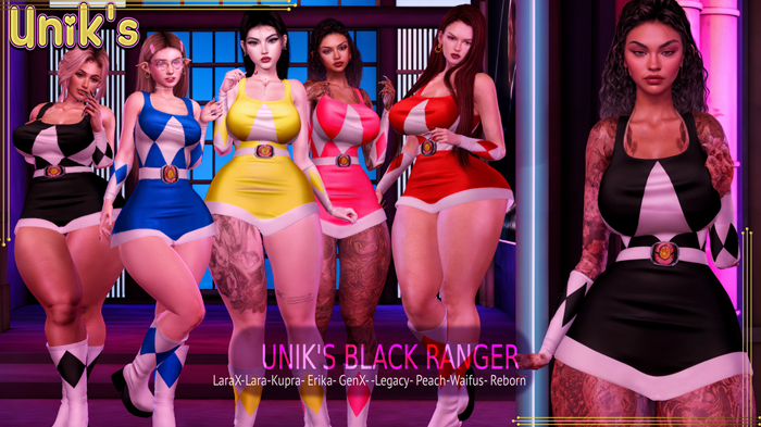 UNIK'S BLACK RANGER- HUD BOX