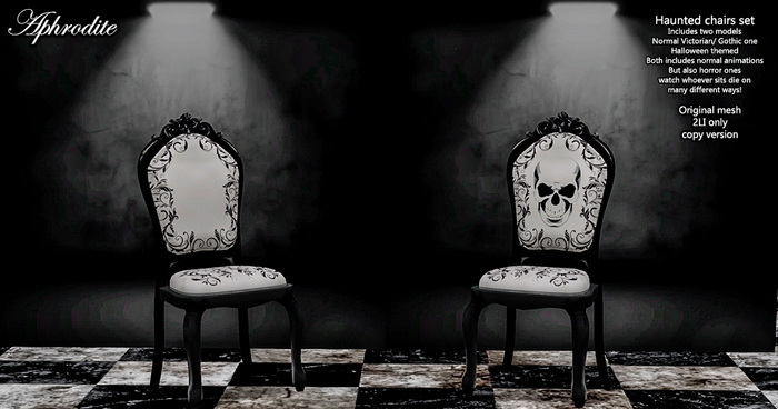 <Aphrodite> Haunted chairs set