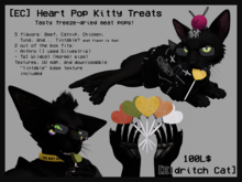 [Eldritch Cat] Heart Pop Kitty Treats