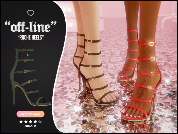 "Off-Line" x "Rache" Heels / Army