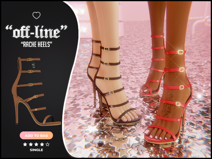 "Off-Line" x "Rache" Heels / Caramel