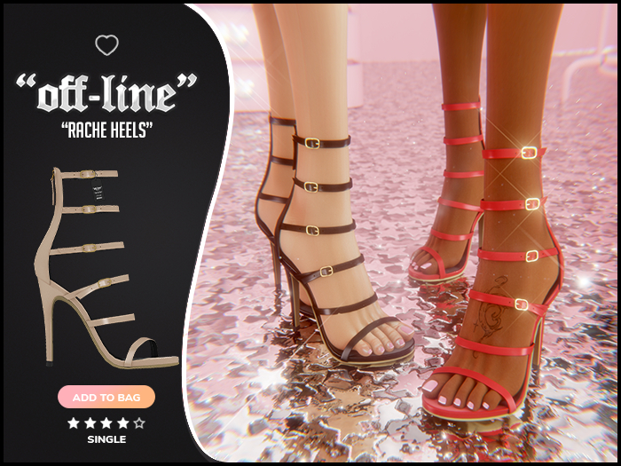 "Off-Line" x "Rache" Heels / Cream