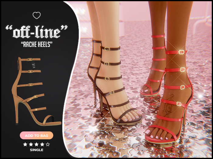 "Off-Line" x "Rache" Heels / Nude